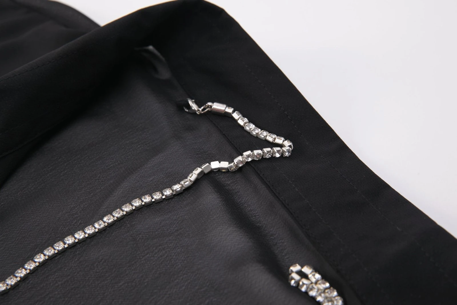 S-8 Sheer Elegance Button-Down Oversized Shirt Dress - Image 26